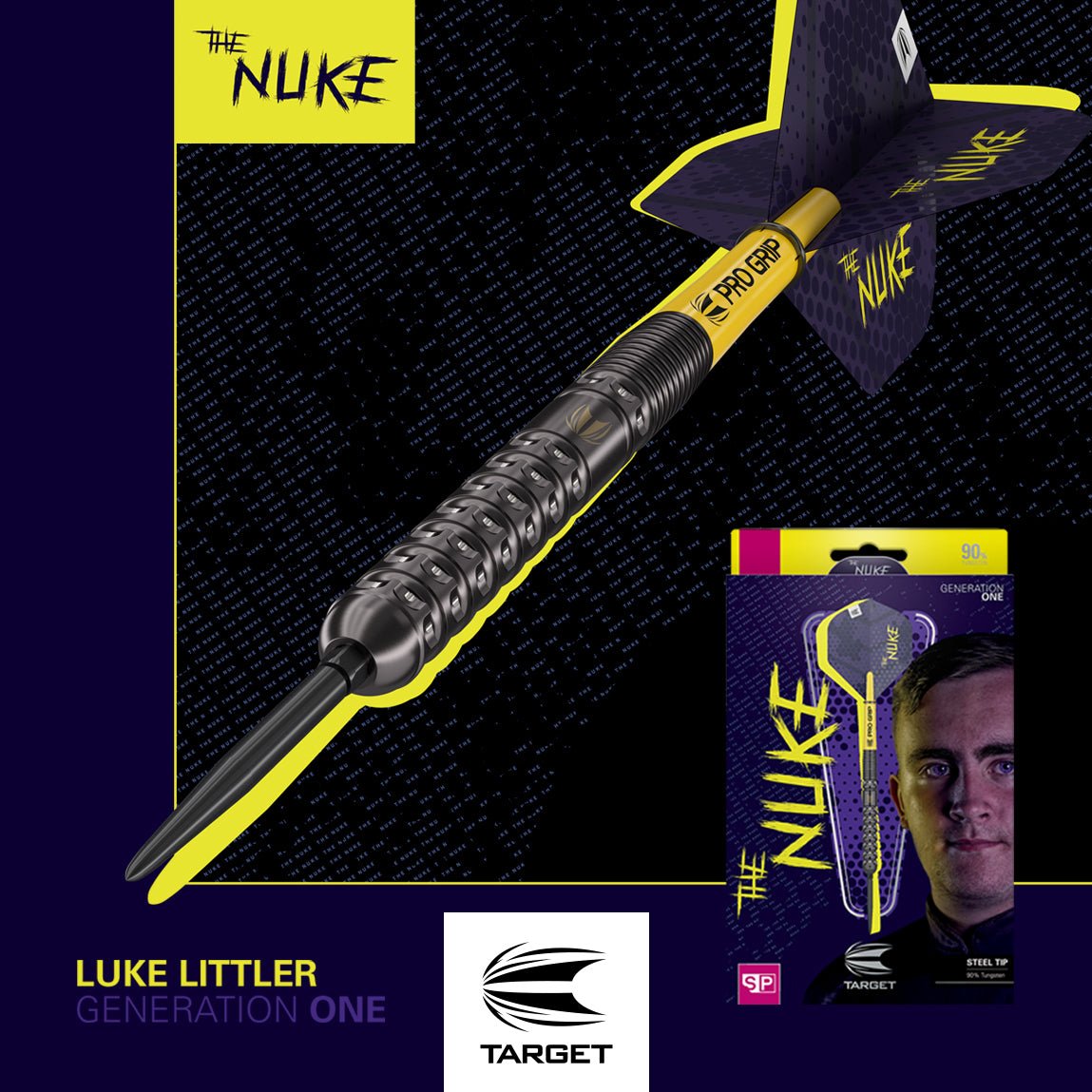 Target Luke Littler 90% Steel Tip - Point & Purpose