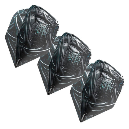 Shot - AI Cyberpunk Dart Flight Set - Small Standard (NO6) - Point & Purpose