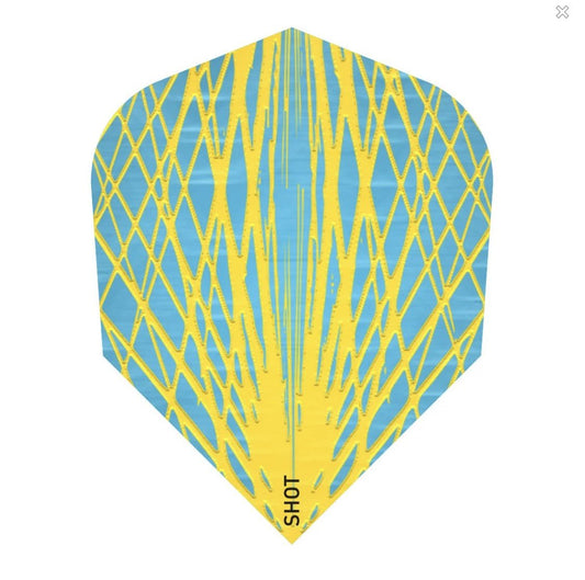 Shot Rowby - John Araw Dart Flight Set - Small Standard (No6) - Point & Purpose