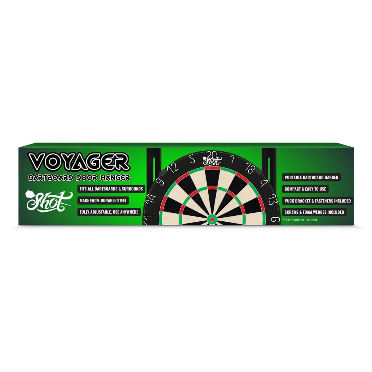 Shot Voyager Dartboard Door Hanger - Point & Purpose