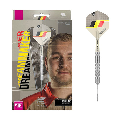 Target Dimitri Van Den Bergh 90% G2 SP Steel Tip Darts - Point & Purpose