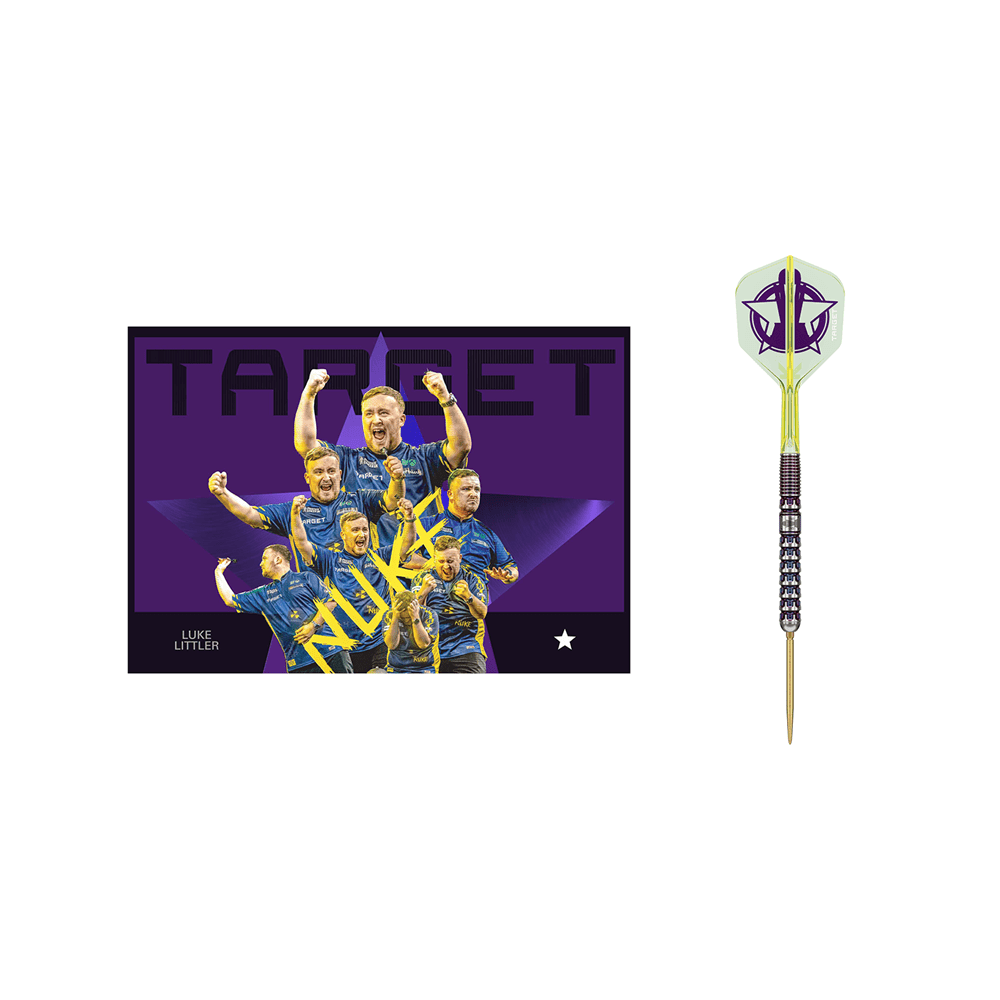 Target Luke Littler 90% World Champion Steel Tip - 23g - Point & Purpose