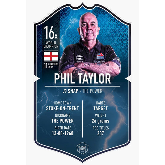 Ultimate Card Phil Taylor | 37 × 25 cm - Point & Purpose