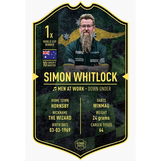 Ultimate Card Simon Whitlock | 37 × 25 cm - Point & Purpose