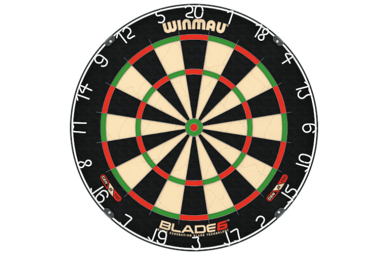 WINMAU BLADE 6 - DARTBOARD - Point & Purpose