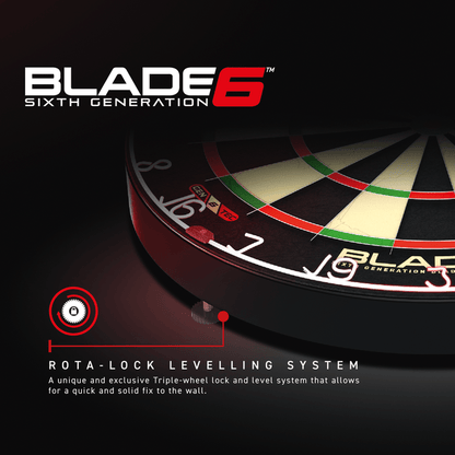 WINMAU BLADE 6 - DARTBOARD - Point & Purpose